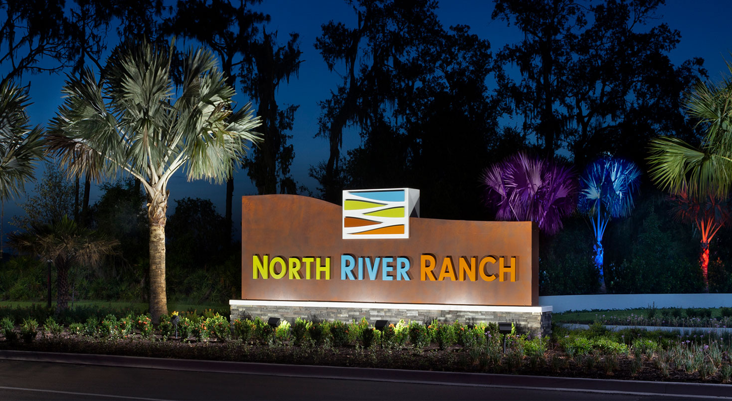 North River Ranch Monument Sign